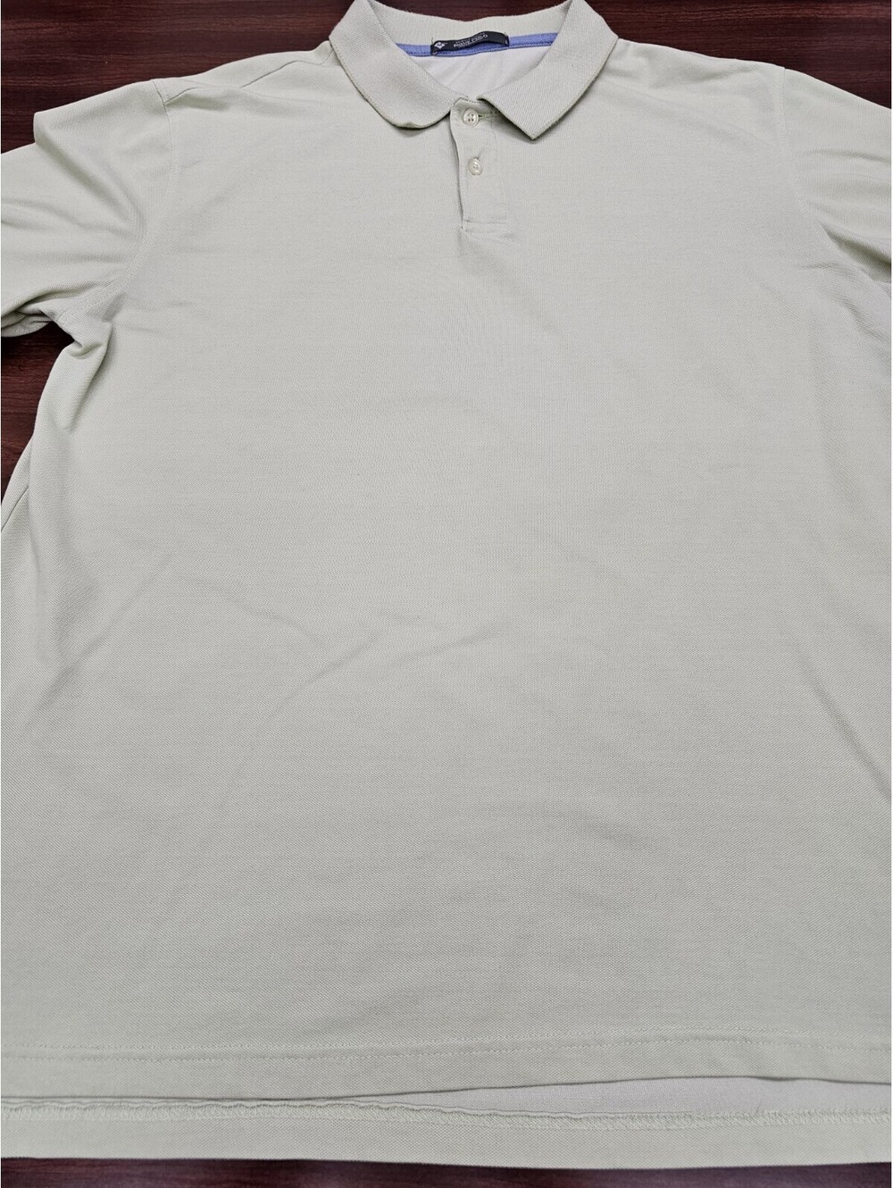 Member's Mark Mens Pique Polo Shirt Large Mint Green Stretch Cotton Short Sleeve